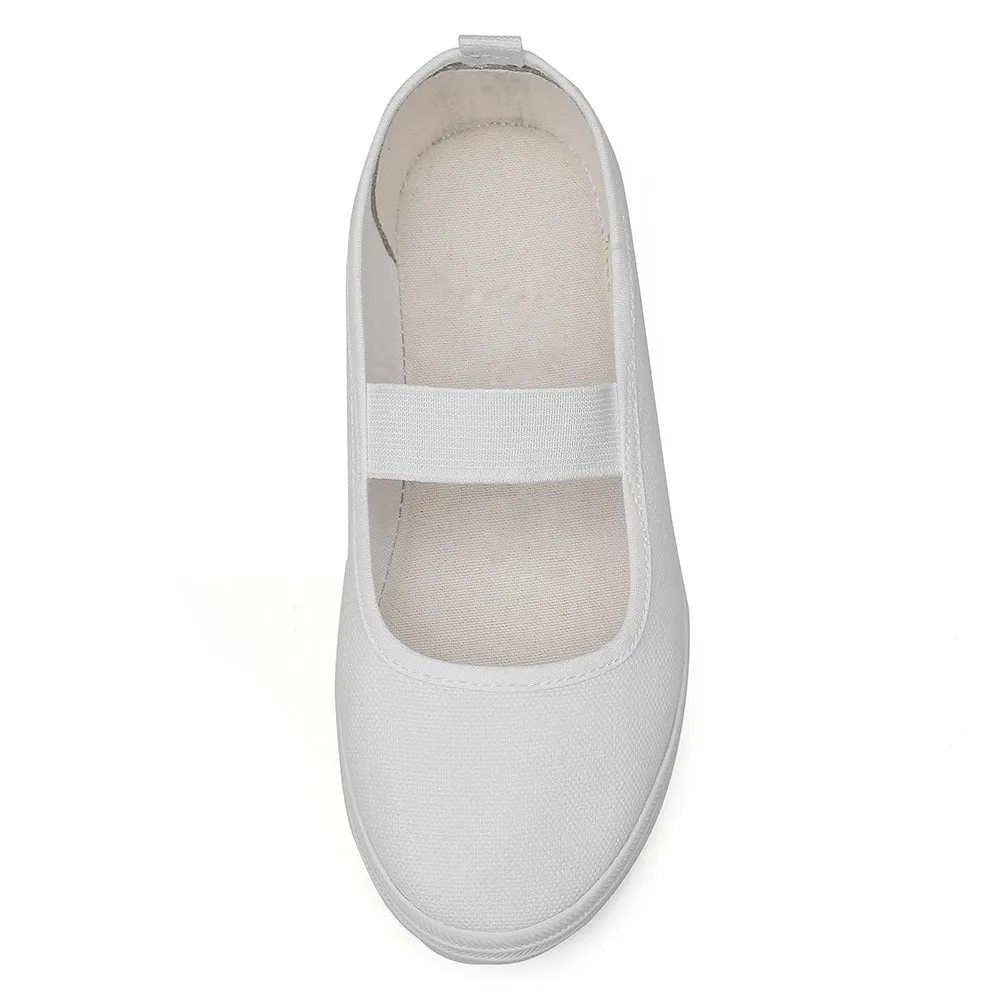 Baby Boys Girls Shoes Slip-on Casual Canvas Sneaker Ballerina Flats for Toddler/Little Kid