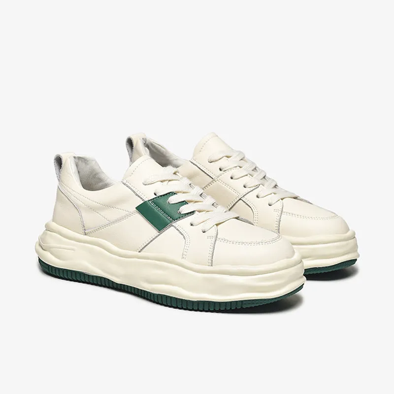 Women's Original Sole Low-top Sneakers in Yellow/Green Contrasting